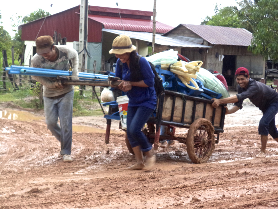 Distribution by cart